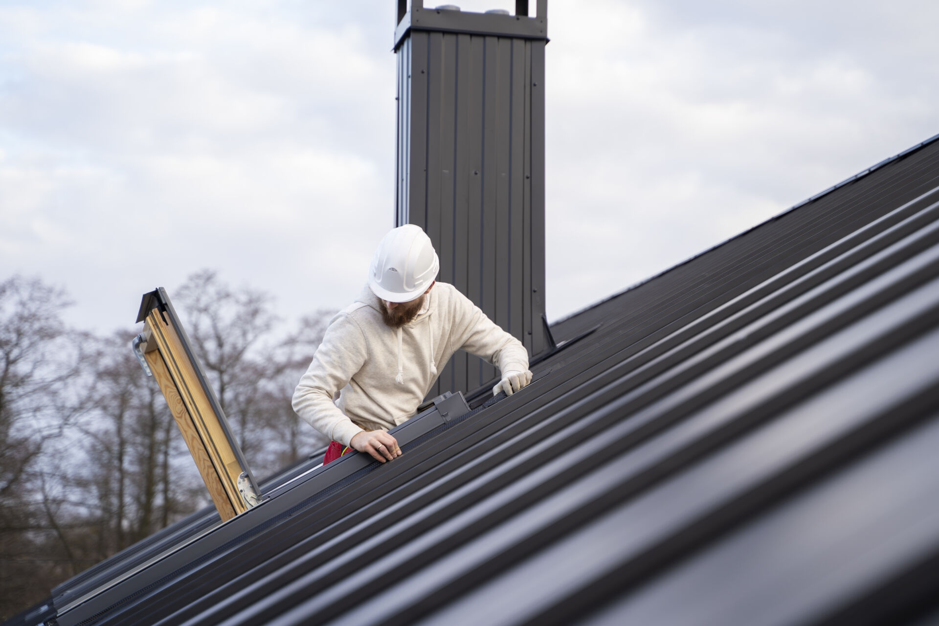 Installing roof